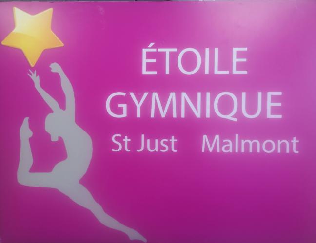 Logo etoile gymnique de saint just malmont